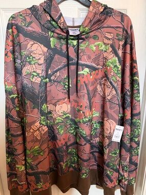 Chucky Brown Camo Pullover Hoodie - Men's Graphic Hoodie